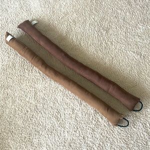 Weighted door draft stopper